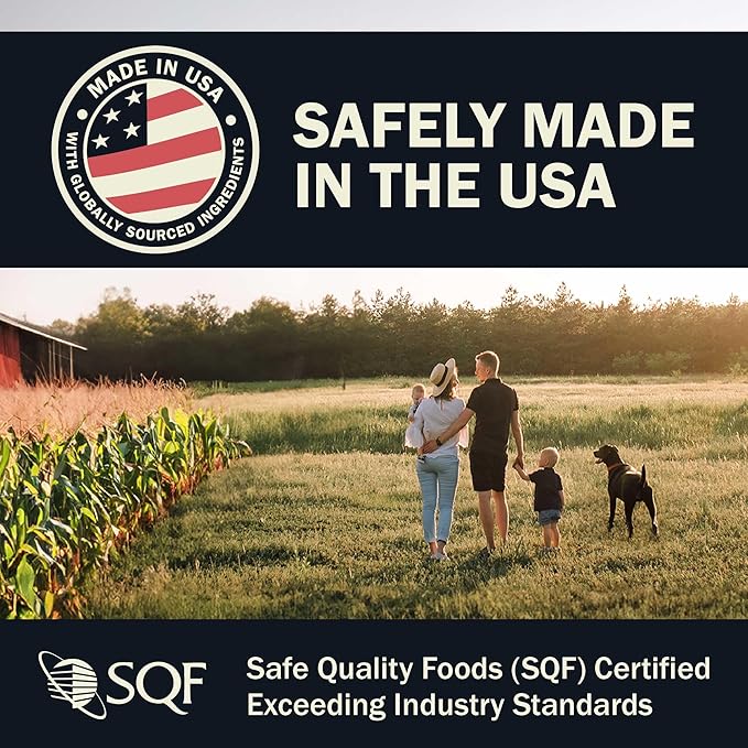Redbarn Powerfood Air Dried Dog Food - 95% Beef & Beef Organs - High Protein Grain-Free Non-GMO Premium Dry Full Feed or Topper Made in USA with Omega 3 Salmon Oil Flaxseed - 5lb