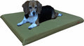 Dogbed4less Memory Foam Dog Bed for Small to Medium Large Pet with Waterproof Internal Cover, Canvas Olive Green External Cover 34X27X3 Inches