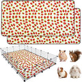 2 Pack Guinea Pig Cage Liners, Waterproof Reusable Guinea Pig Cage Liners,Waterproof Super Absorbent Pee Pads for Small Animals,48x72 inch 2pack