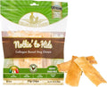 Fieldcrest Farms Nothin to Hide Flip Chips Dog Chews - Natural Rawhide Alternative Treats for Dogs, Collagen Based Snack for Moderate Chewers Up to 35lbs, Chicken Flavor