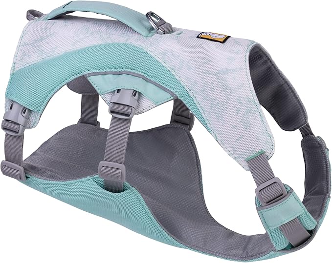 Ruffwear, Swamp Cooler Dog Harness, Lightweight with Evaporative Cooling for Hot Weather, Sage Green, Large/X-Large