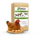 Hemp Chicken and Animal Bedding 8 Lbs of Natural Ground Hurds - Super Absorbent- DUST Free- for Your Chickens, Horse, Rabbit, Reptile, Hamster, Cage Coop or CAT Litter - USA Grown - Carbon Negative