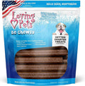 Loving Pets - Be Chewsy Bully Stick Alternative Dog Treat for Small, Medium & Large Dogs (30 Pack of 6 Sticks)