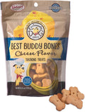 Exclusively Dog Best Buddy Bones Training Treats for Dogs and Puppies - All Natural, Baked in The USA, Ideal for Training & Agility, No Animal Byproducts - Cheese Flavor, 5.5oz Resealable Bag