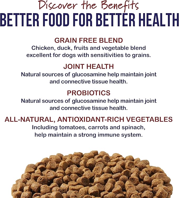 Dr. Gary's Best Breed Grain Free Farmer's Recipe Slow-Cooked in USA, Natural Dry Dog Food for All Breeds and Sizes, 4lbs.