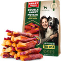 Beloved Pets Sweet Potato Dog Treats & Healthy Duck Chews 10.6 Oz - Puppy Snacks & Soft Bones for Large, Medium & Small Breeds - Natural Dog Food & Grain-Free, Rawhide-Free Training Jerky Wraps