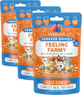 Weruva Dog Freeze Dried, Feeling Farmy with Chicken Breast, Egg & Pumpkin, 1oz Bag (Pack of 3)