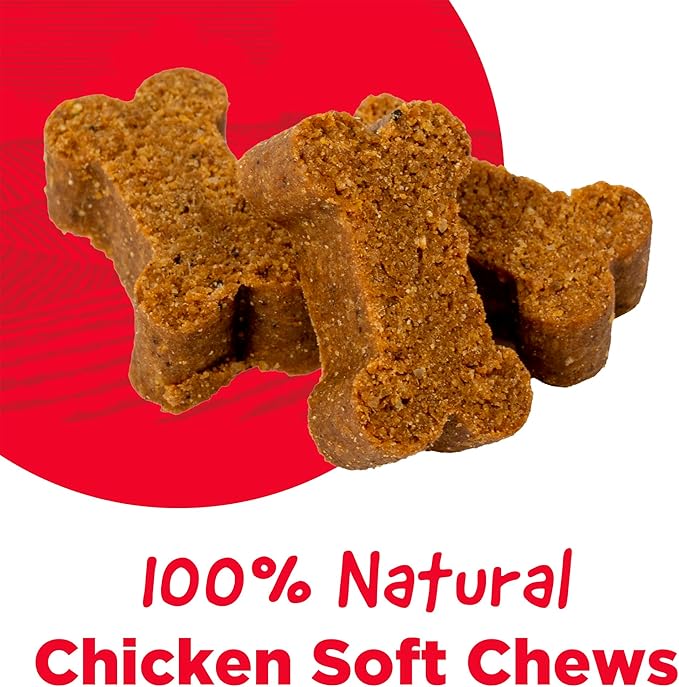 Country Kitchen Chicken Soft Chew Dog Treats, Great Tasting, Made with Real Chicken, Rich in DHA & Omega 3, 16 oz