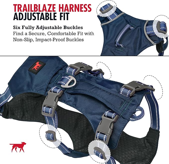 Tuff Pupper Escape Proof Dog Harness for Small Dogs | No Pull Lightweight Adjustable Harness | No Escape Multifunctional Outdoor Pet Gear | Strong Durable Breathable | Secure Comfortable Fit