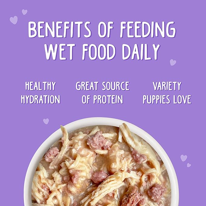 Weruva Puppy Food, Puppy Can Jam Variety Pack, 14oz Can, Pack of 9