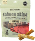 Polkadog Salmon Skin Dog Treats - All Natural, Single Ingredient Wild Fish, Premium Treats for Dogs, Omega-3 Rich, Great for Allergies, Grain-Free & Hypoallergenic, Made in USA - 3oz (1pk)
