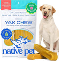 Native Pet Yak Cheese Himalayan Dog Chews - Long Lasting Dental Sticks for Large Breeds – 100% All Natural Himalayan Yak Chews for Large Dogs – Cheese Bone for Aggressive Chewers - 3 Per Pack