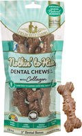 Fieldcrest Farms Nothin’ to Hide Dental Chews with Collagen – 3" Beef‑Flavor Bones, 12‑Pack
