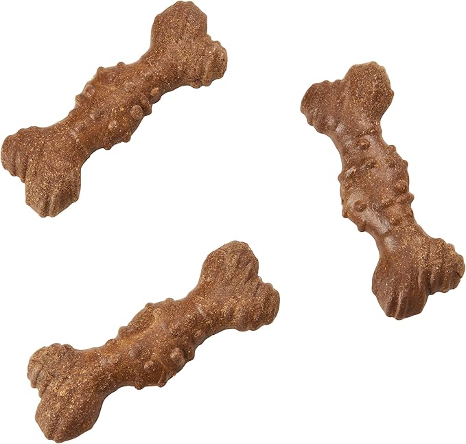 Fieldcrest Farms Dental Chews for Dogs, Bone (7inches, 3count Pack) – Tackles Plaque, Tartar, Promotes Dental Health – w/Collagen, Organic, Gluten-Free