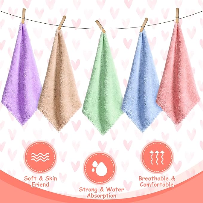 10 Pieces Guinea Pigs Blankets Hamster Fleece Cage Liners Soft Guinea Pig Accessories Small Animal Pet Blanket Sleep Bedding Mats Pet Supplies for Dog Puppy Cat (Mixed Colors, 11.8 x 11.8 Inch)