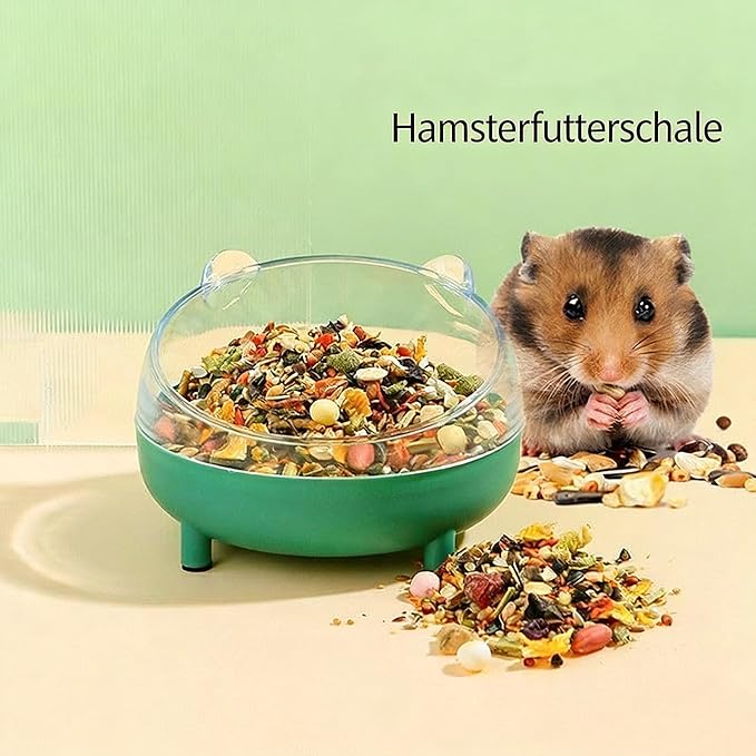 Meow&Woof Hamster Sand Bath Container, Large Sandbox Toilet Gerbil Batheoom, Tiny Chinchilla Dust Bathtub Sand Bath Box for Hamster Cage Accessories 6.5 Inch-Yellow