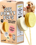 MalsiPree Dog Birthday Treats - Puppy Adoption Gifts & Puppy Training Supplies - Fun Dog Lollipops & Healthy Pet Ice Cream Alternative - Cute Accessories & Photo Props - 8 Pack