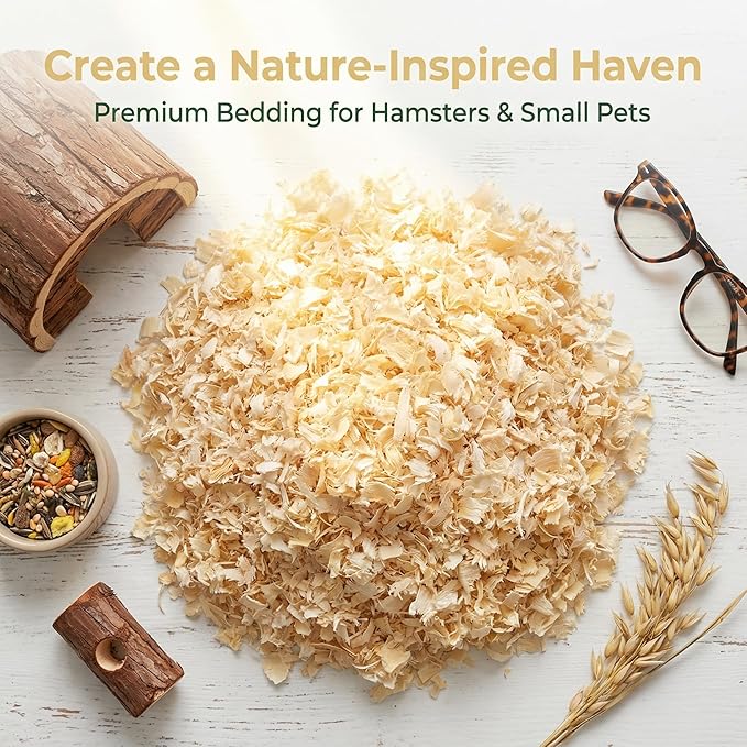 Hamster Bedding - Guinea Pig Bedding Rabbit pet Bedding Guinea Pig Rabbit Litter Snake Enclosure Horse Bedding pellets Bunny Pig Hedgehog Chicken coop Reptile Animal Bedding (2.2, Pounds)