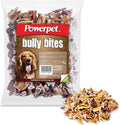Powerpet Treats Bully Stick Bites - Delicious Dog Treats - All Natural, Long-Lasting Chews, High Protein, Grain-Free, Rawhide-Free - Odorless - Promotes Dental Health, Ideal for All Chewers - 1lb Pack