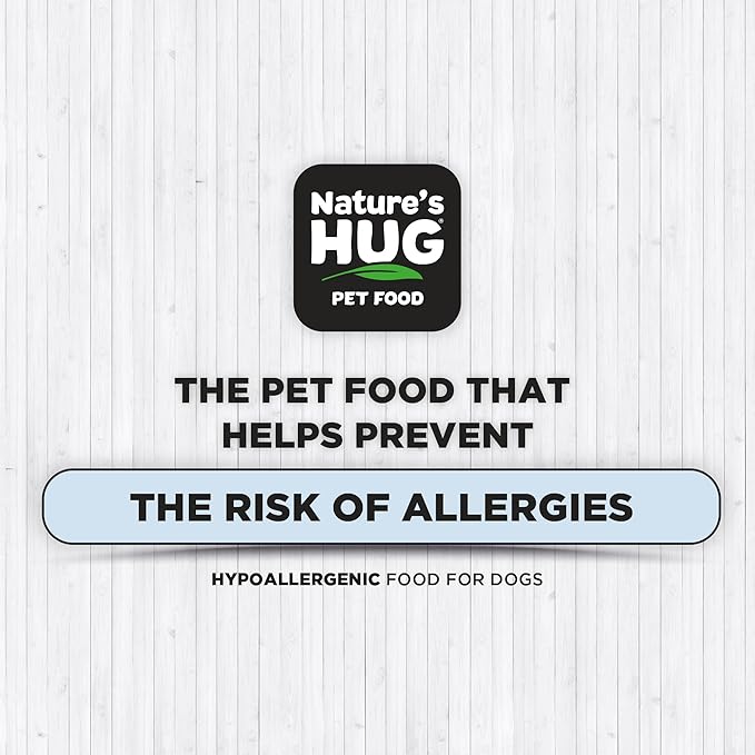 Nature's HUG Hypoallergenic Dry Dog Food for Puppy Toy & Small Breeds – Complete & Balanced Nutrition, Sensitive Stomach Support, High-Protein, Grain Free – 5lb