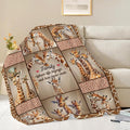 Giraffe Throw Blanket Giraffe Stuff Gifts for Kids Girls Boys Adults Women Men Soft Cozy Warm Plush Fluffy Fuzzy Fleece Blanket Decor 50''X60''