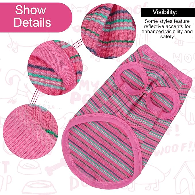 Elevate Your Pet's Comfort and Fashion: Premium 100% Cotton Rib Dog Shirt Vest for Small Breeds Like Chihuahuas, Yorkies, and Puppies .Year-Round Style with Tank-Style Puppy Attire Orange X-Large