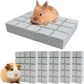 Hamiledyi 6PCS Rabbit Scratching Pads - Lava Stone Grinding Claw Pads & Chew Toys for Small Animals, Hamster, Chinchilla, Hedgehog, Guinea Pig Cage Accessories