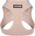 Best Pet Supplies Voyager Step-in Air Harness - All Weather Mesh, Reflective, No Pull Harness for Dogs, Cats - Secure with Hook & Loop Fastener, Buckle, Double D-Rings - Khaki, XL