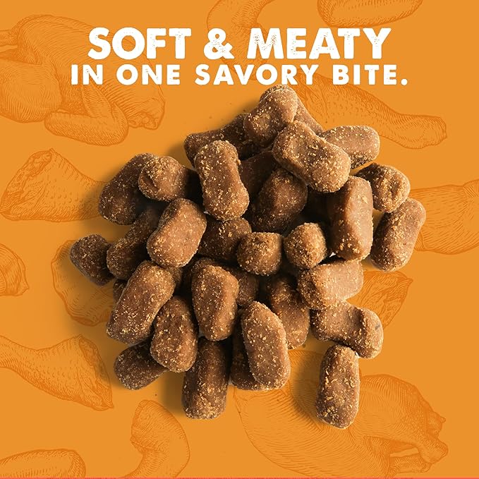 Cloud Star Wag More Bark Less Meat Cravers Soft Chews Dog Treats, Chicken 5 oz. Bag