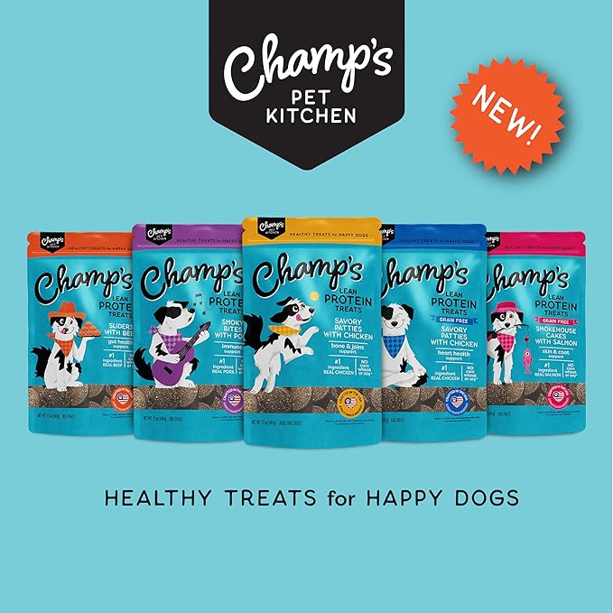 CHAMPS Soft Healthy Dog Treats for Heart Health & Training – Made with Taurine & Omega-3s – Grain Free Chicken – 16 oz