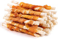 Chicken Wrapped Rawhide Sticks Dog Treats,Long-Lasting Chews with Real Chicken,Low Odor & High Protein Dog Snacks for Small Dogs & Puppies,5-Inch, 30 Count