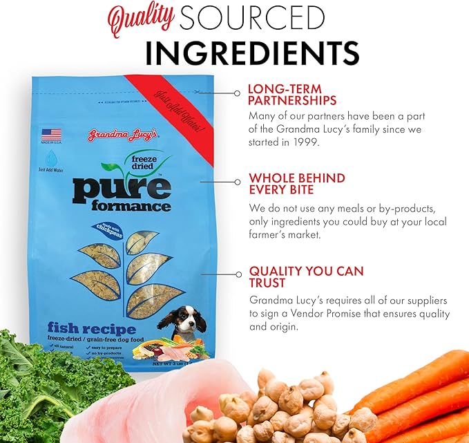 Pureformance Fish Dog Food - 1lb