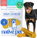 Native Pet Yak Cheese Himalayan Dog Chews XLarge - Long Lasting Dental Sticks for Extra Large Breeds – 100% All Natural Himalayan Yak Chews – Cheese Bone for Aggressive Chewers - 3 Per Pack