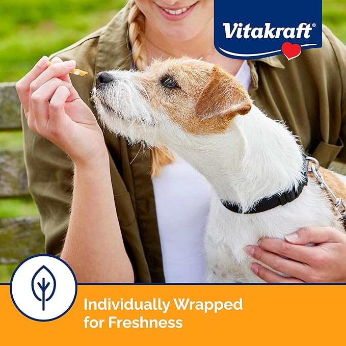 Vitakraft Treaties Dog Treat, Smoked Chicken Recipe with Pumpkin, Value-Pack, 16 Count