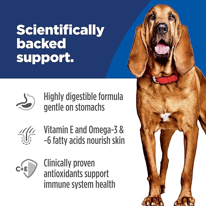 Hill's Science Diet Adult 1-5 Large Breed Sensitive Stomach & Skin Dry Dog Food, Chicken, 30 lb. Bag