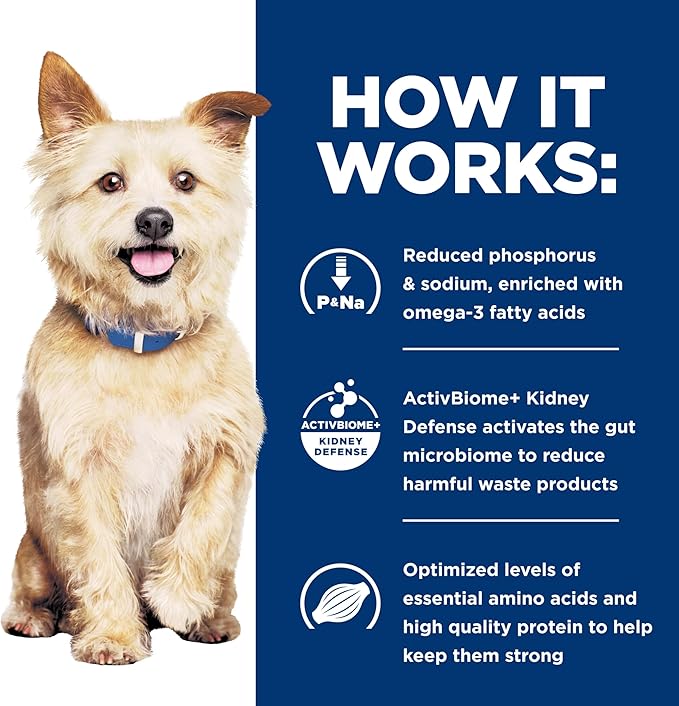 Hill's Prescription Diet k/d Kidney Care Beef & Vegetable Stew Wet Dog Food, Veterinary Diet, 12.5 oz. Cans, 12-Pack
