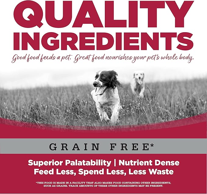 NutriSource Seafood Select Grain Free Dry Dog Food, Salmon and Menhaden Fish Meal, 26LB