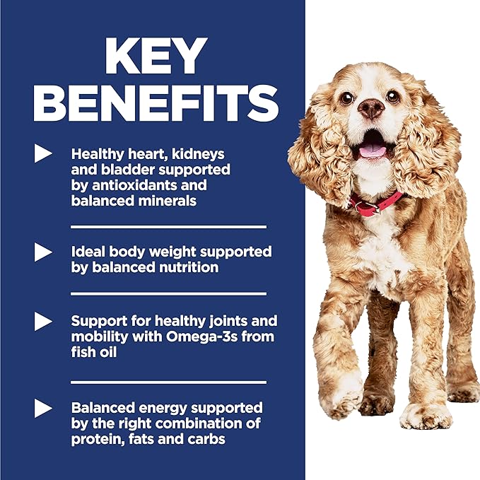 Hill's Science Diet Small & Mini, Senior Adult 11+, Small & Mini Breeds Senior Premium Nutrition, Dry Dog Food, Chicken, Brown Rice & Barley, 4.5 lb Bag