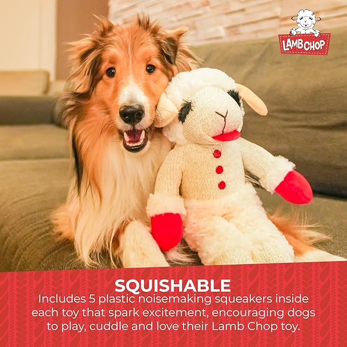 Multipet Standing Lamb Chop 13" Dog Toy