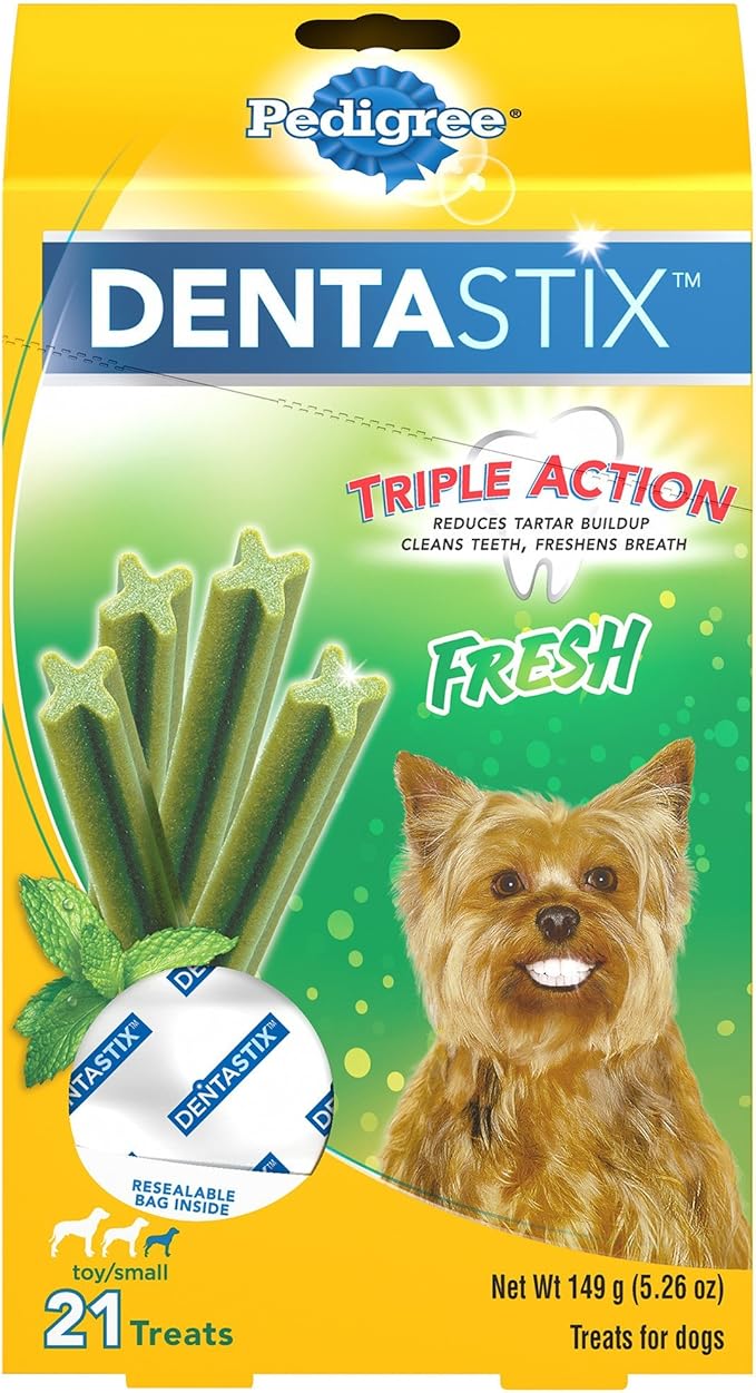 Pedigree Dentastix Oral Care Treats for Dogs, Mini, 5.26-Ounce