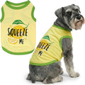 Parisian Pet Dog Shirt – 100% Cotton Shirts for Large Dogs – Sleeveless Puppy Vest – Lightweight and Breathable Pet Apparel – Pullover Summer Dog Clothes - Stretchy Funny T Shirts for Dogs