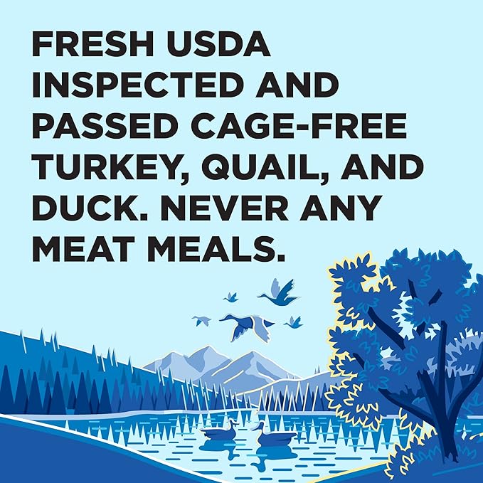 BIXBI Liberty Ancient Grains Dry Dog Food, Game Bird Feast Recipe – Fresh Meat, High Protein, Wholesome Grains – USA Made, 4 lbs