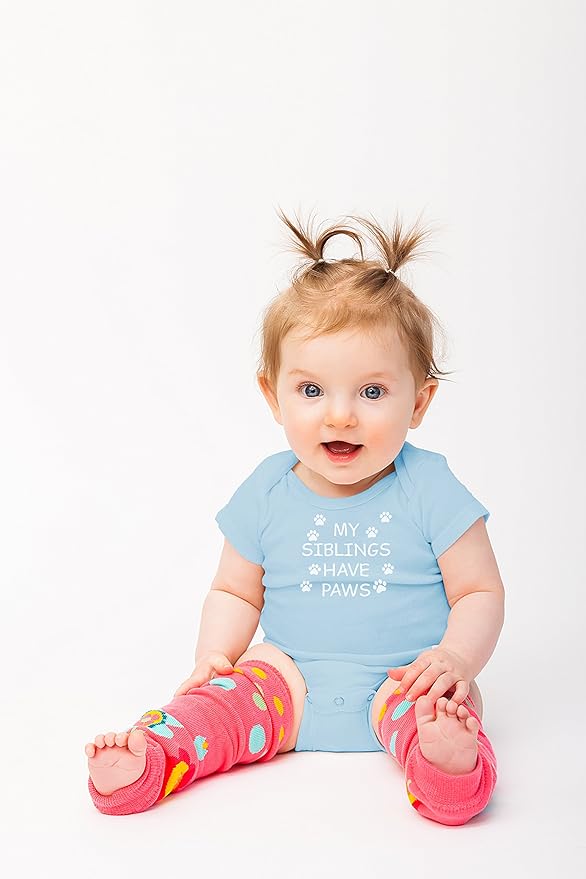 My Sibling have Paws - Funny Baby Essentials Bodysuit - Cute Newborn Outfit Boy Girls Clothes