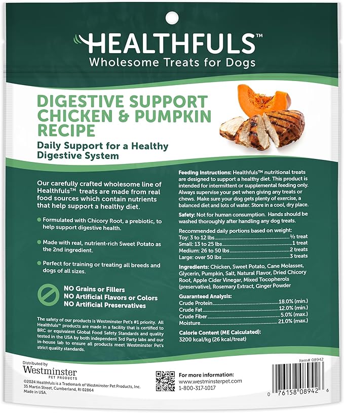 HEALTHFULS Healthfuls Digestive - Chicken & Pumpkin Recipe