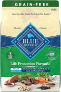Blue Buffalo Life Protection Formula Natural Grain Free Adult Dry Dog Food, with Lamb and Potatoes, 11 lb. Bag