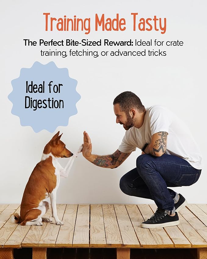 Freeze-Dried Chicken Liver Dog Treats | High-Protein Puppy Training Treats for Small, Medium, & Large Dogs | Grain-Free, All-Natural Pet Snacks | Made in The USA