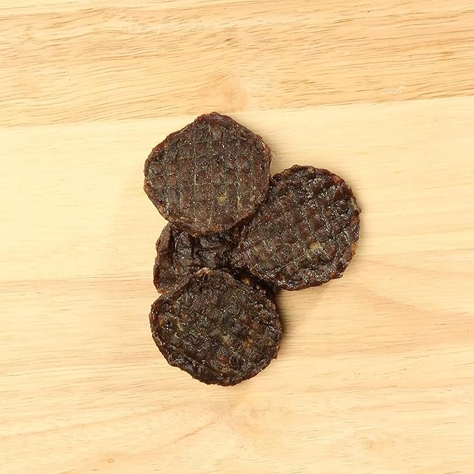 Happy Howie's Mini Doggy Burgers - Natural Healthy Dog Treats, Made with Real Beef, Long Lasting, Chewy, Hormone and Gluten Free - Beef, (Pack of 3)