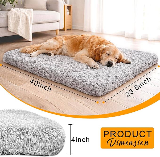 Dog Bed pet beds (X-Large)- Premium Quality, Washable & Portable, Eco-Friendly, Multiple Sizes, Stylish Design, Removable Cover, Size X-Large(39.37 X 23.62 X 3.93) inch