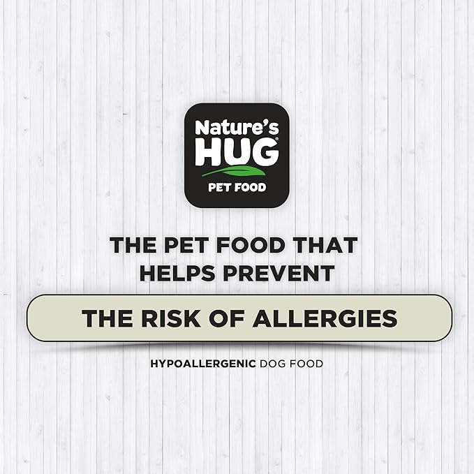 Nature's HUG Dry Dog Food, for Senior-Medium & Large Breeds, 20 lb. Bag, Chicken Flavor Plant-Based Protein Kibble, Grain-Free, Allergen-Free, Complete Protein & Balanced Nutrition