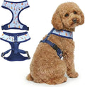 Parisian Pet Sailboat Dog Harness - Breathable No Pull Puppy Harness with Leash Ring - Adjustable Nautical Harnesses for Dogs - Soft Padded Step-in Pet Vest - Lightweight Dog Vests for Large Dogs
